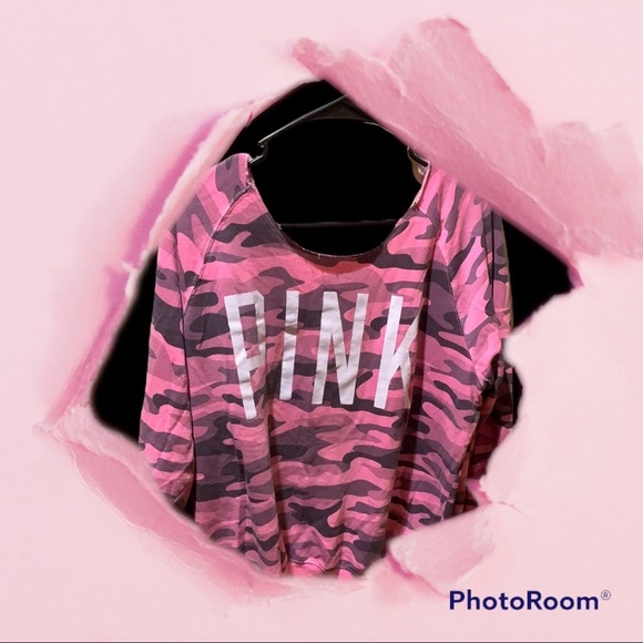 PINK Victoria's Secret Tops - Pink Victoria Secret sweatshirt